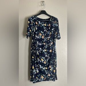 Floral Navy Dress